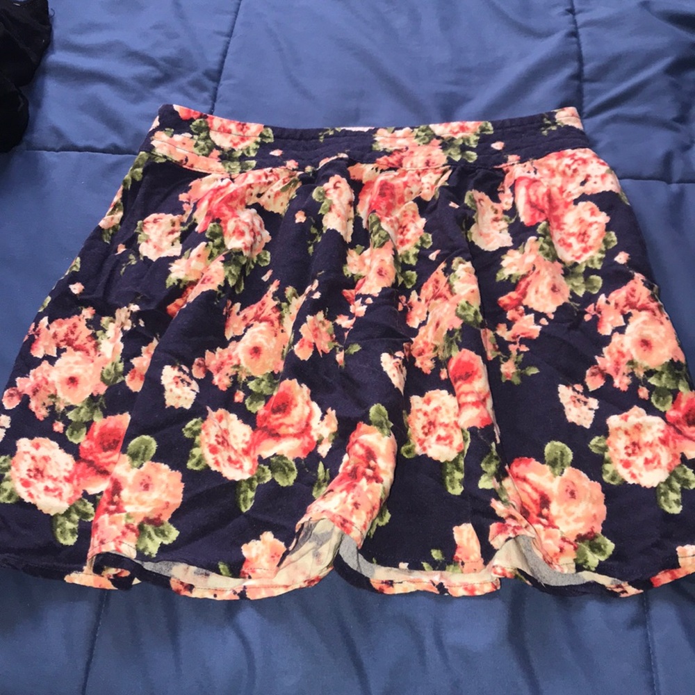 Flowery Forever 21 Skirt